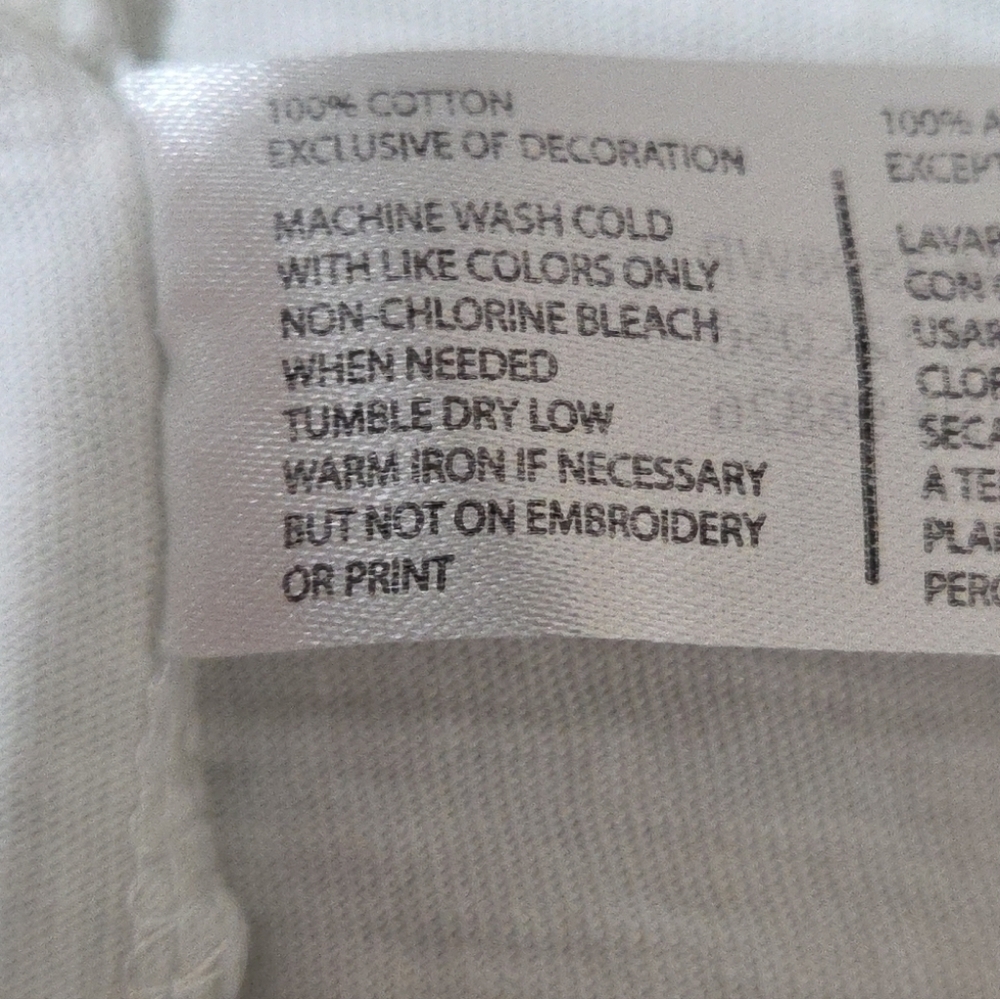 U.S POLO ASSN. T Shirt Boys XL 14-16 Ivory  Short Sleeve Tee Soft 100% Cotton - Picture 8 of 8